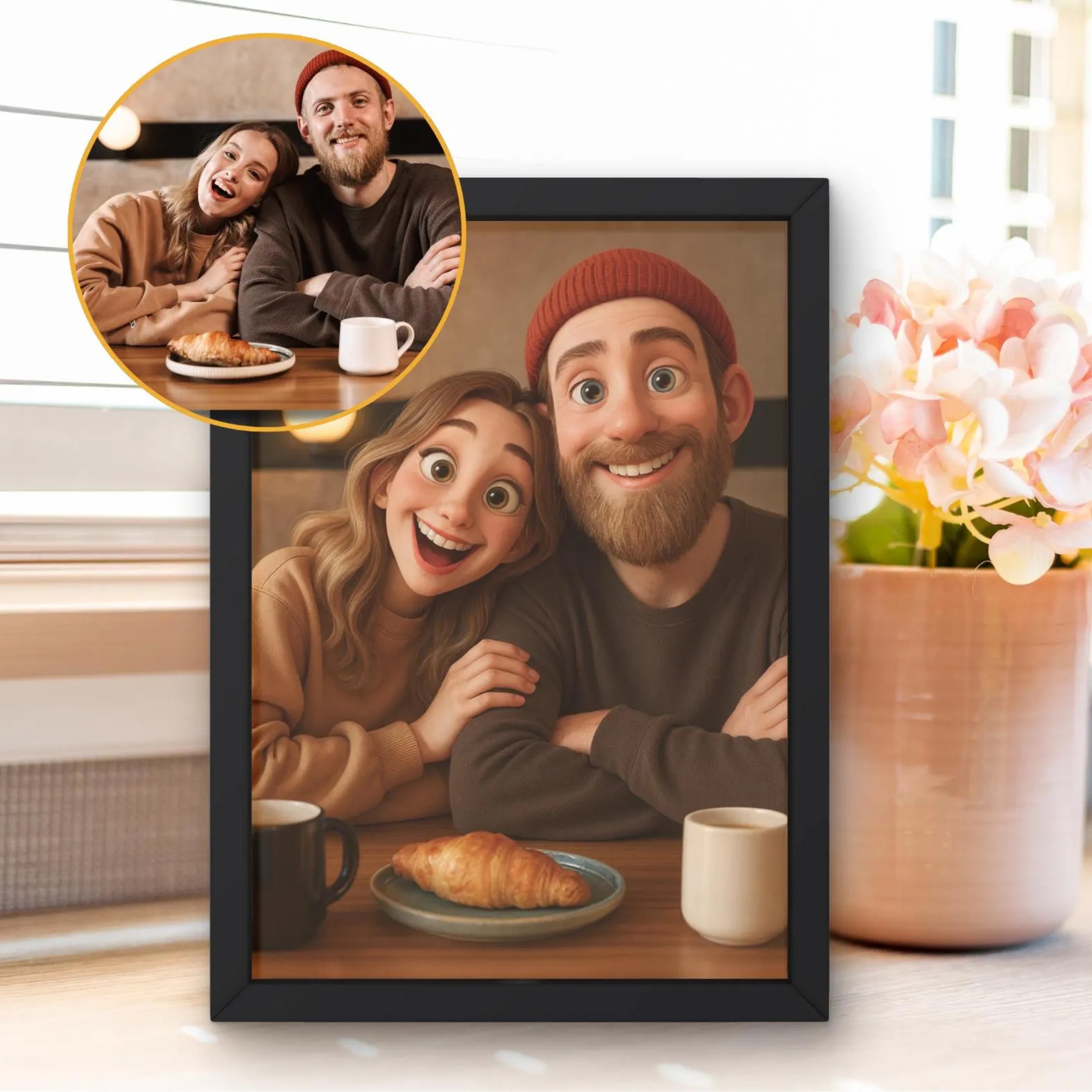 Custom Star Map - Customization Personalized cartoon style canvas printing