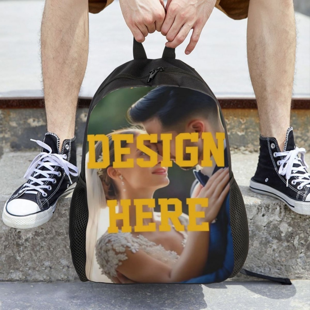 Custom Photo Book - Personalized Custom Photo Print Backpack Upload