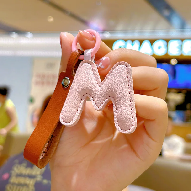 A to Z PU Leather Initial Lett - Monogram Keychain Leather recensione e prezzo