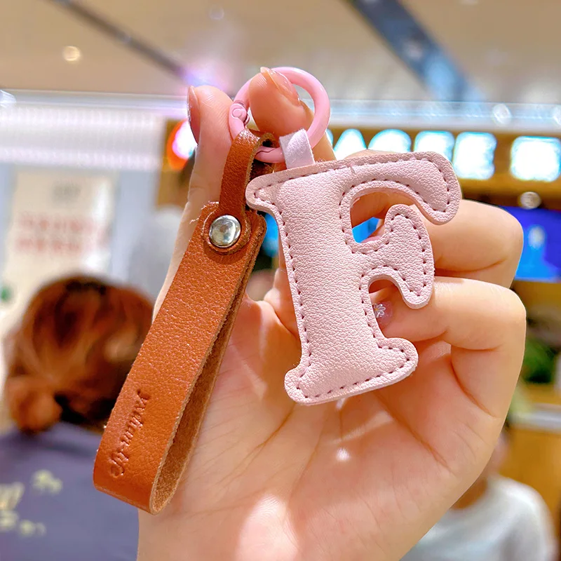 A to Z PU Leather Initial Lett - Monogram Keychain Leather recensione e prezzo