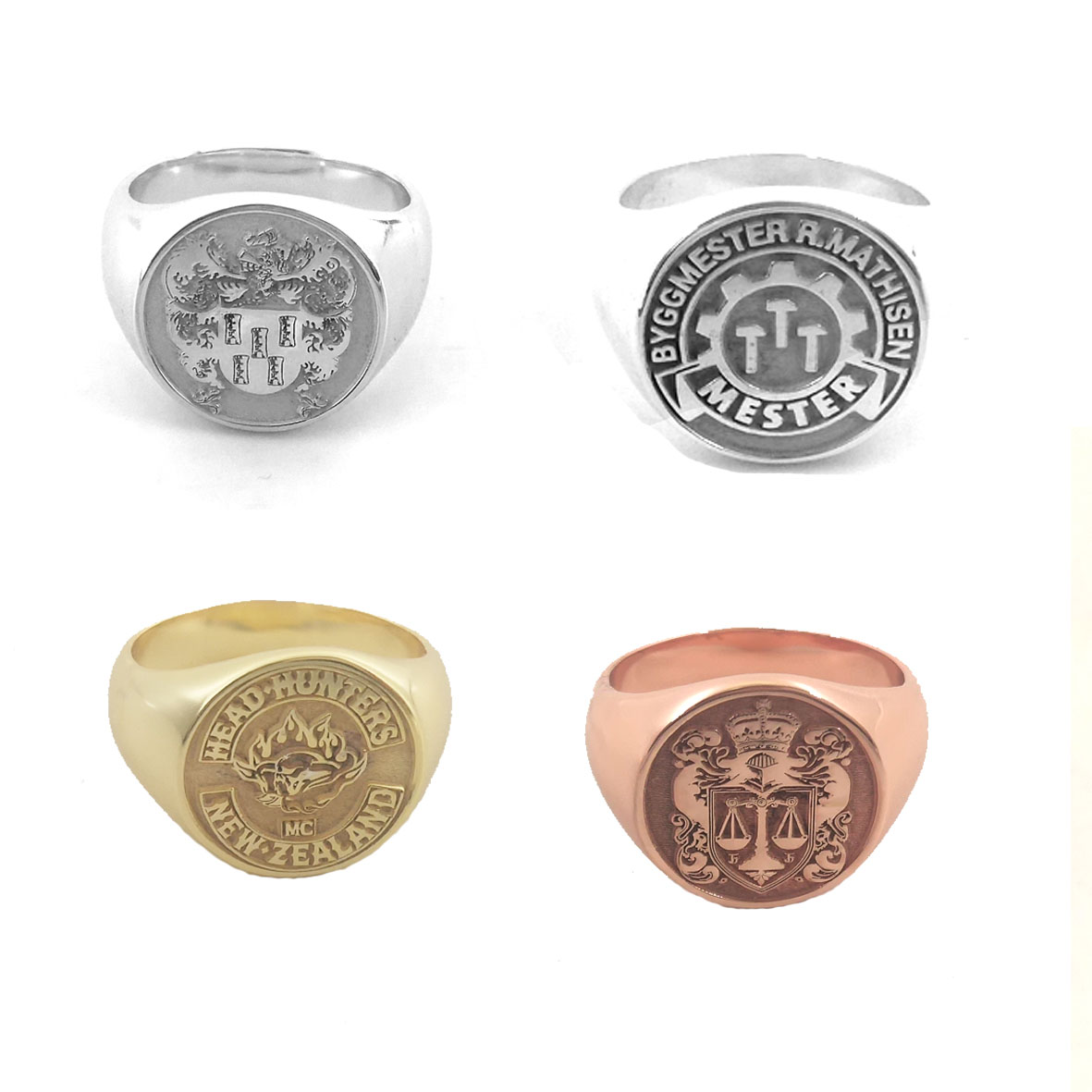 Custom Engraved 17mm Round Top - Initial Ring Custom recensione e prezzo