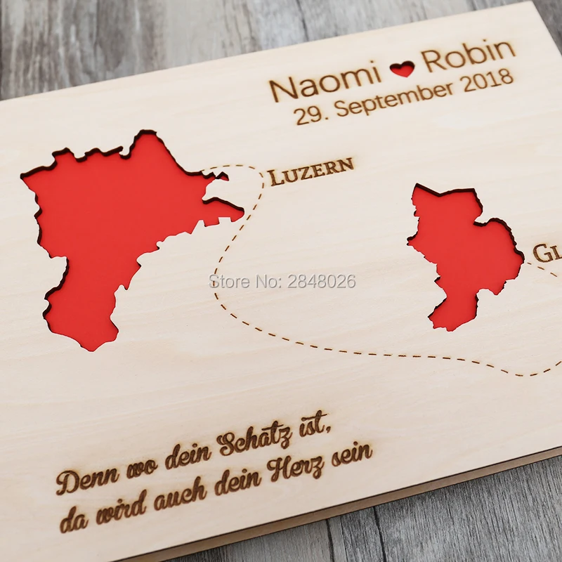 Rustic personalized wedding gu - Custom Star Map recensione e prezzo