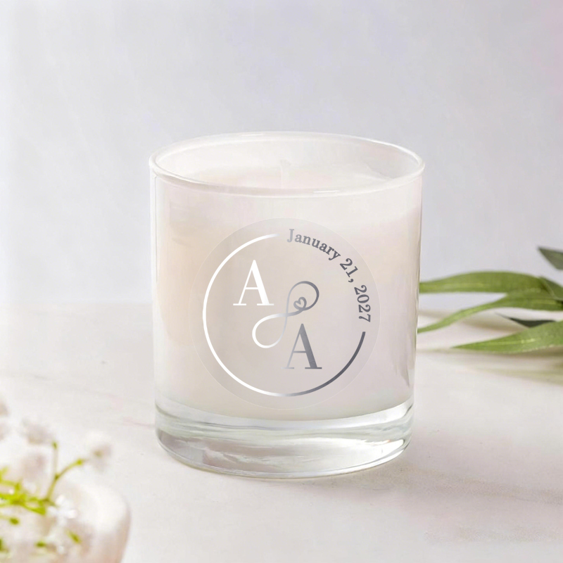 50PCS Personalized Wedding Sti - Personalised Candle Label recensione e prezzo