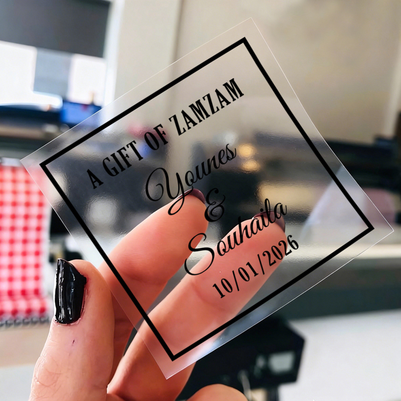 50PCS Square Personalized Wedd - Personalised Candle Label recensione e prezzo