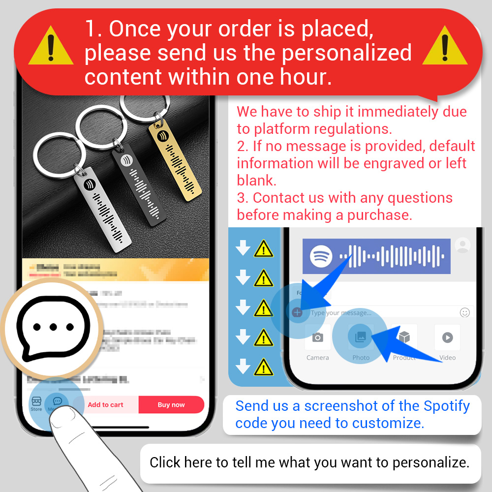 Personalized Spotify Code Keyc - Initial Ring Custom recensione e prezzo