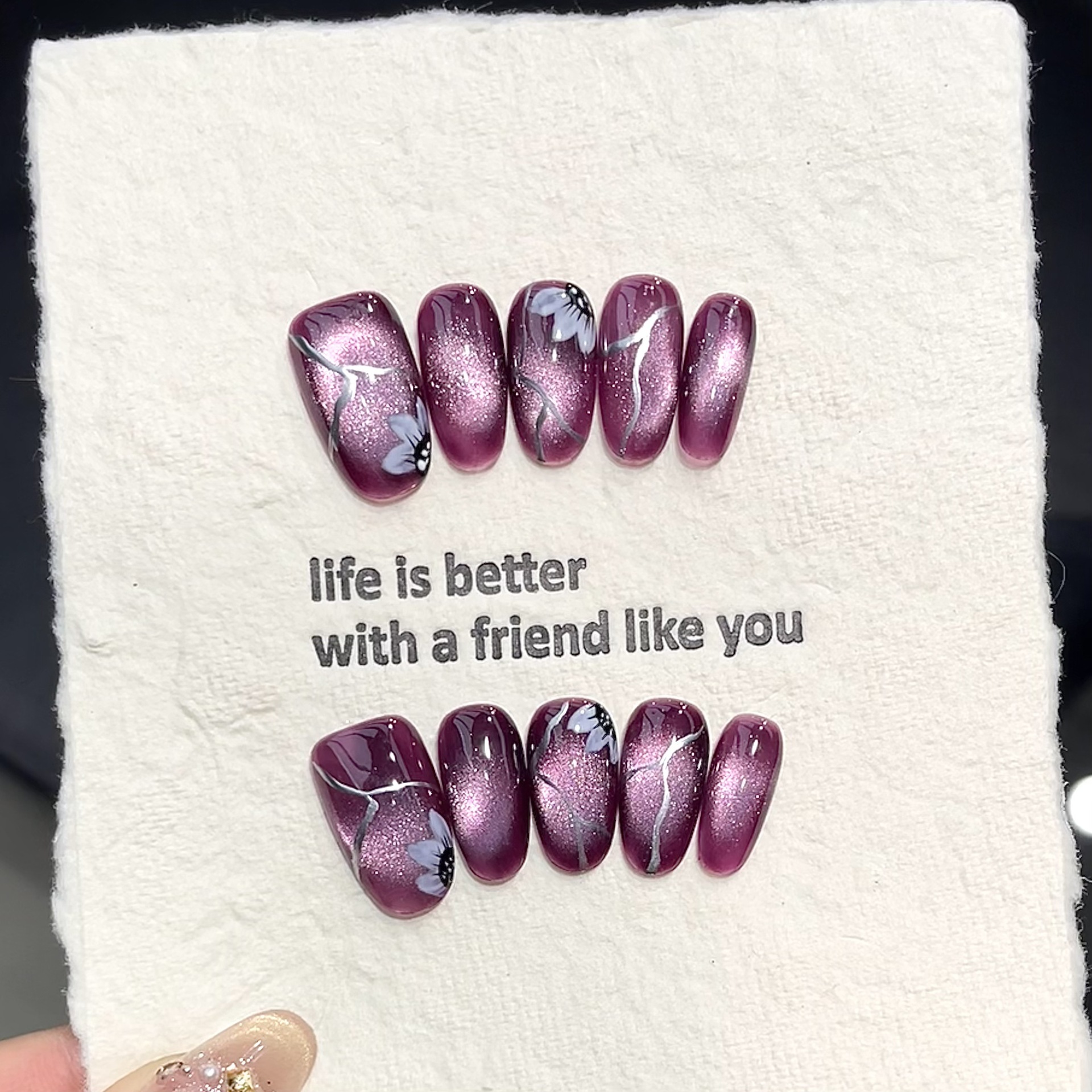 10pcs Handmade Pressed Oval Na - Pressed Flower Art recensione e prezzo
