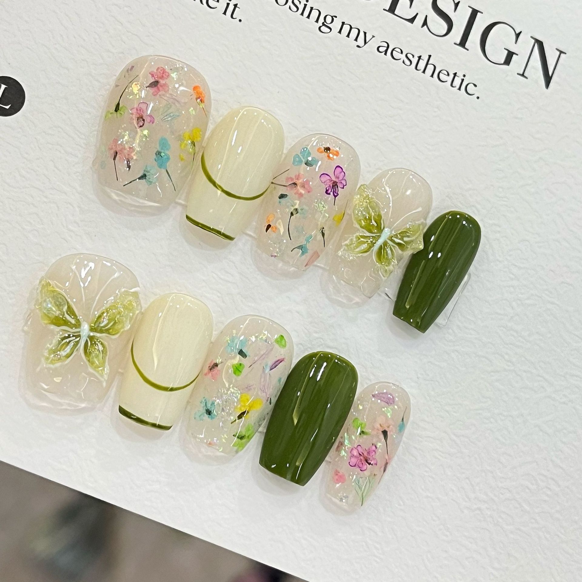 10pcs Butterfly Flower Fake Na - Pressed Flower Art recensione e prezzo