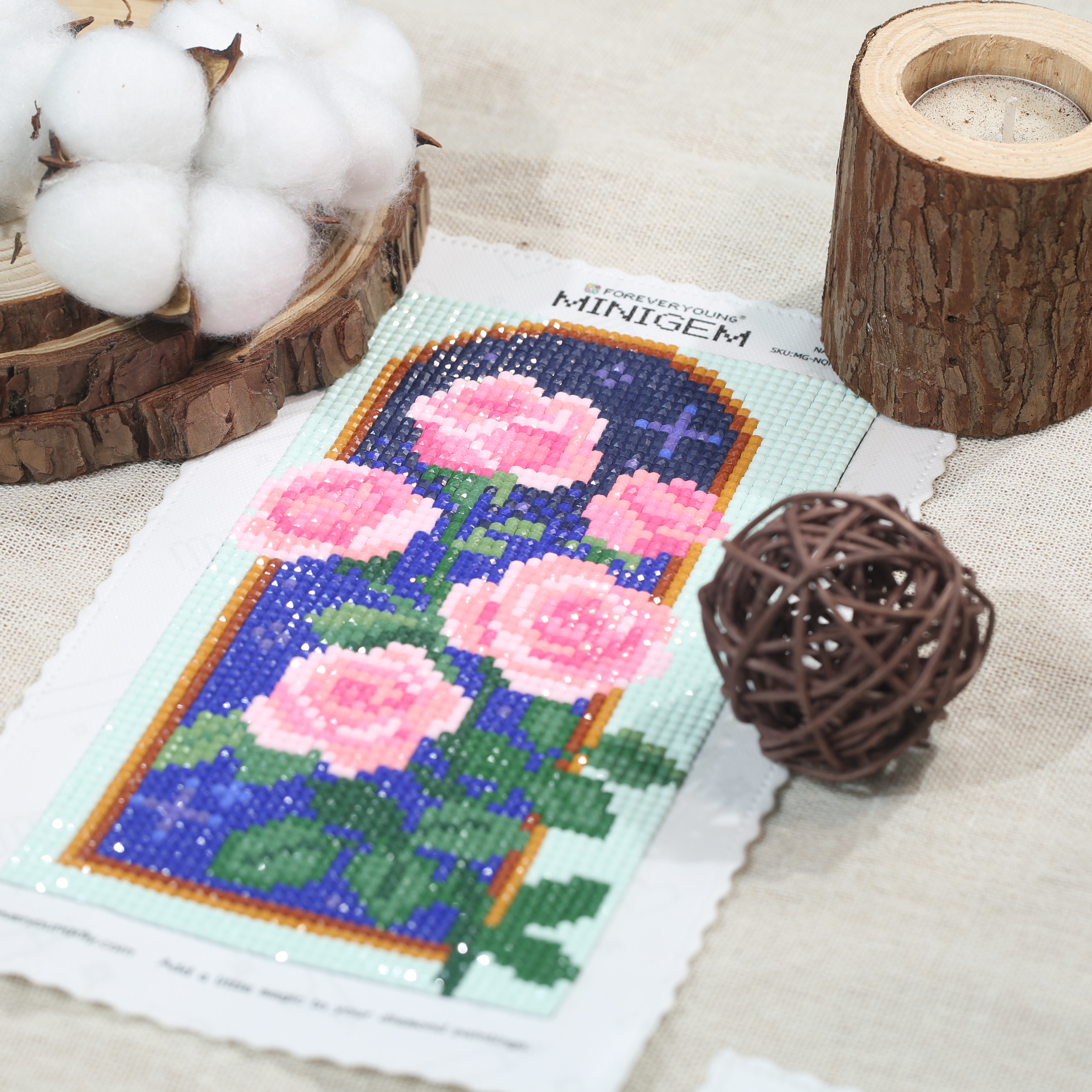 Minigem™ Starlit Rose 4' X 7'  - Photo Mosaic Print recensione e prezzo
