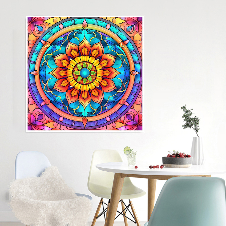 Diamond Painting Mandala Flowe - Photo Mosaic Print recensione e prezzo
