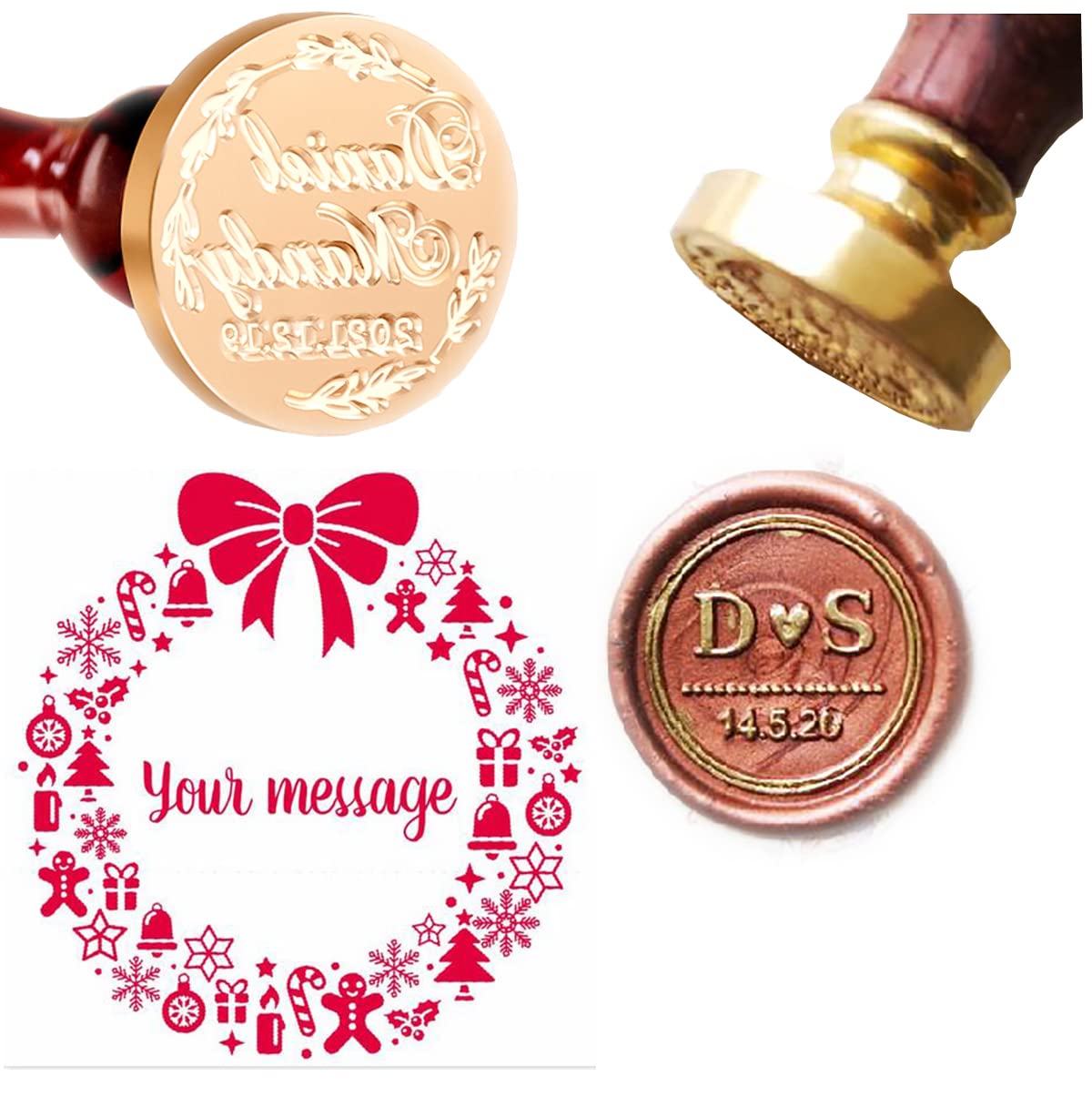 Custom Letter Wax Seal Stamp K - Wax Seal Letter Kit recensione e prezzo