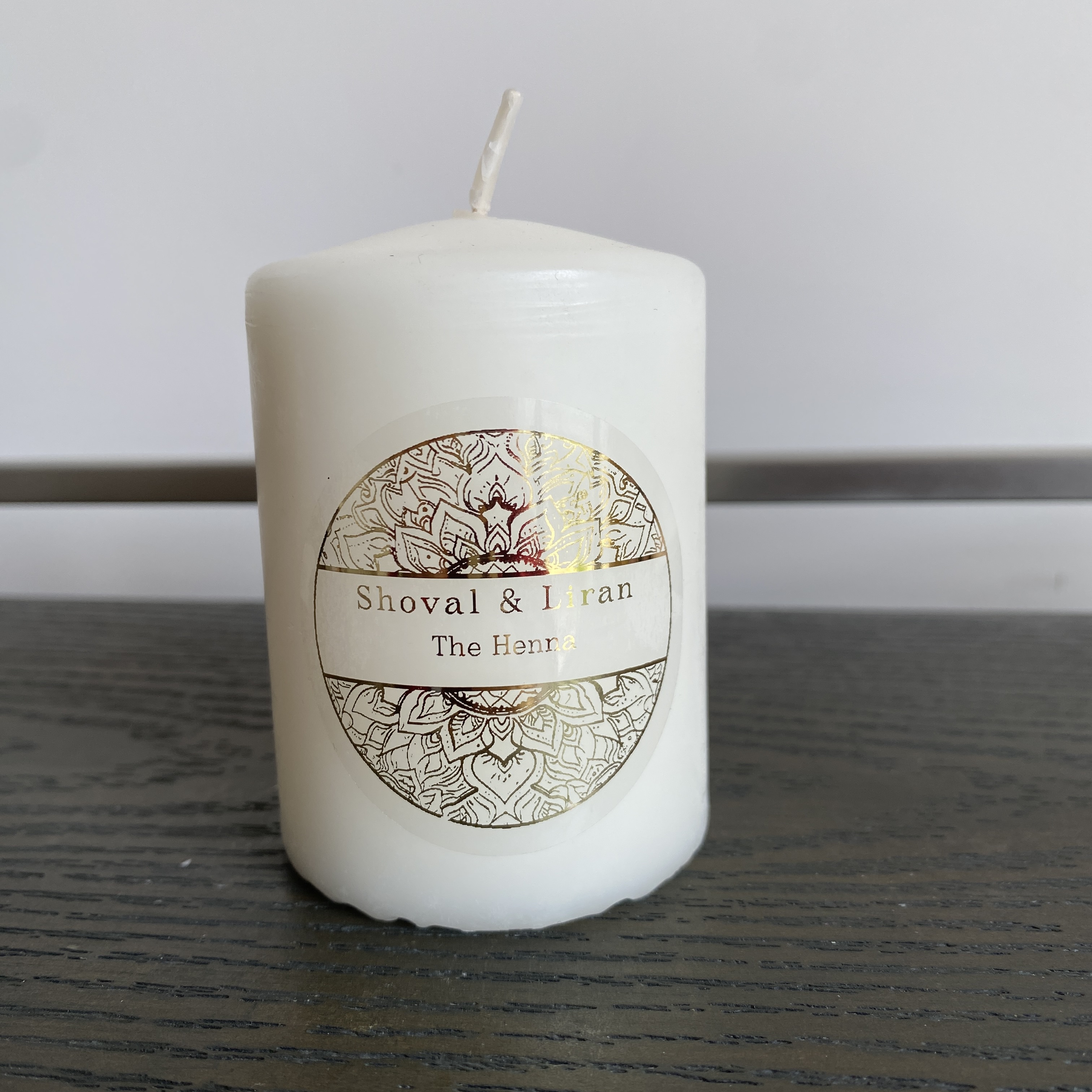 Custom henna day candle sticke - Personalised Candle Label recensione e prezzo