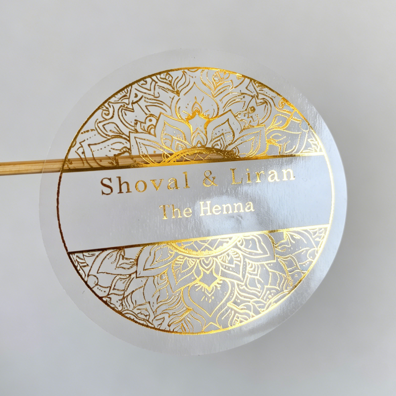 Custom henna day candle sticke - Personalised Candle Label recensione e prezzo