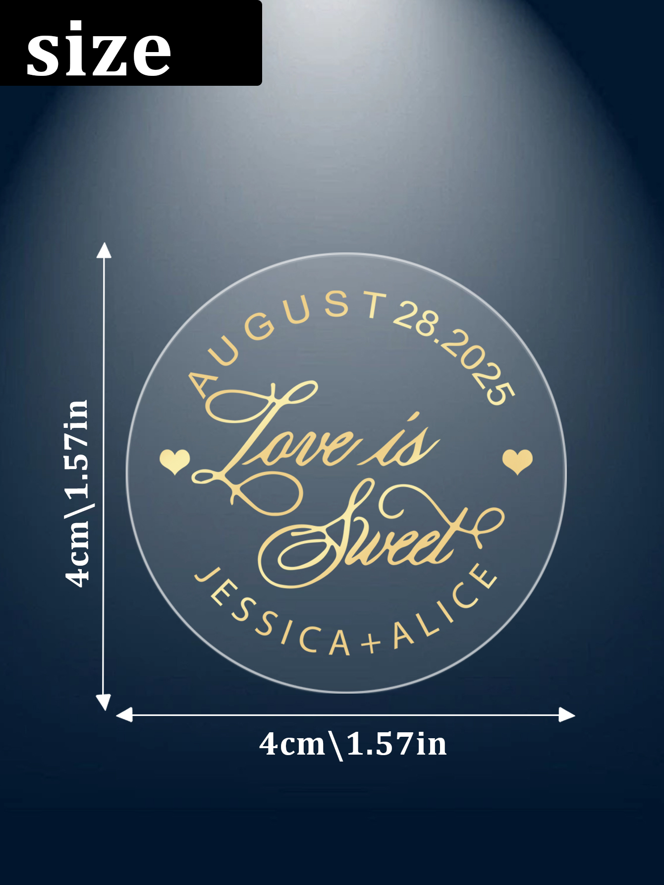 30-240pcs Custom Text Round Tr - Personalised Candle Label recensione e prezzo