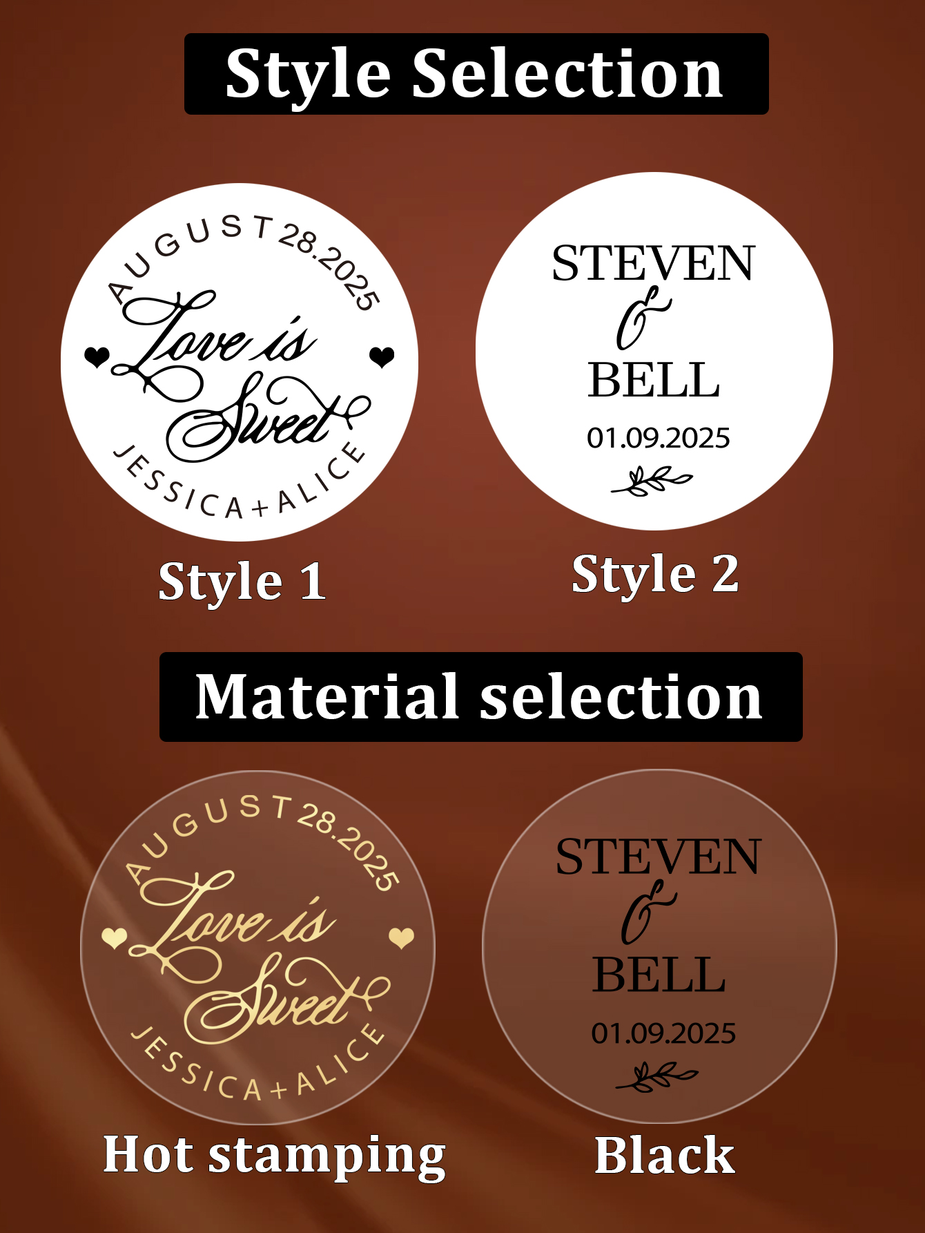 30-240pcs Custom Text Round Tr - Personalised Candle Label recensione e prezzo