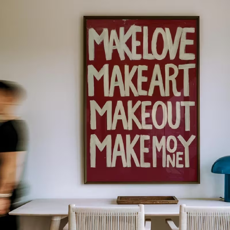 Modern,Retro Self Made Love Ki - Custom Map Poster recensione e prezzo