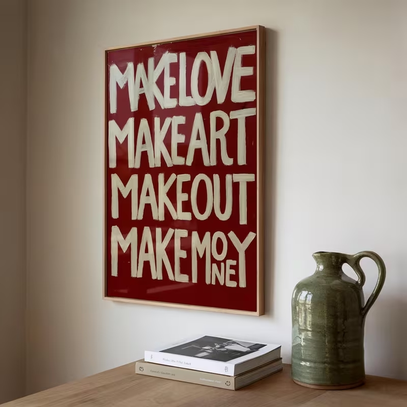 Modern,Retro Self Made Love Ki - Custom Map Poster recensione e prezzo