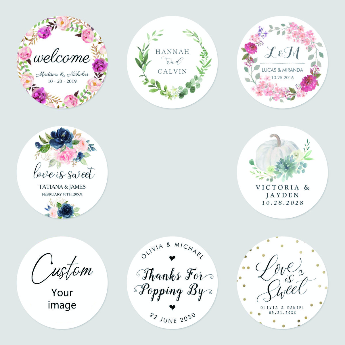 96 Pcs Personalized Round Circ - Personalised Candle Label recensione e prezzo
