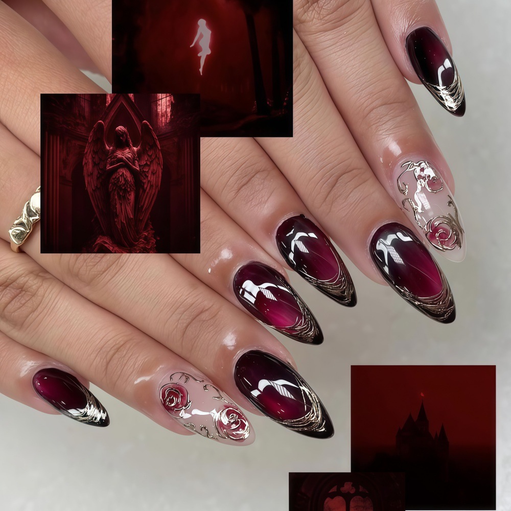 3D fake nails for women girls  - Pressed Flower Art recensione e prezzo