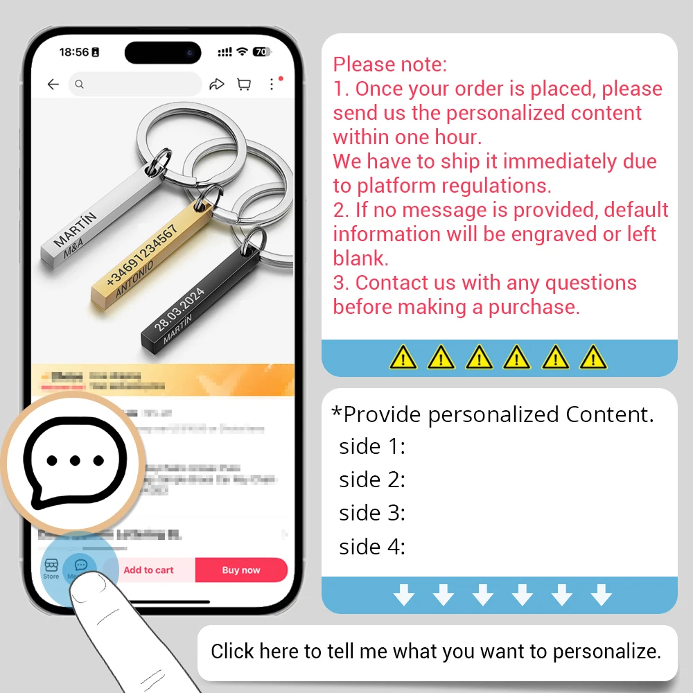 Personalized 3D Bar Keychain E - Initial Ring Custom recensione e prezzo