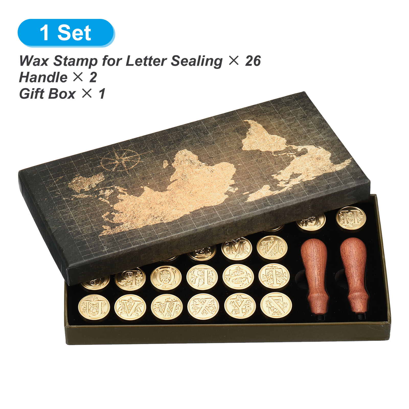 Alphabet Wax Seal Stamp Kit, 2 - Wax Seal Letter Kit recensione e prezzo