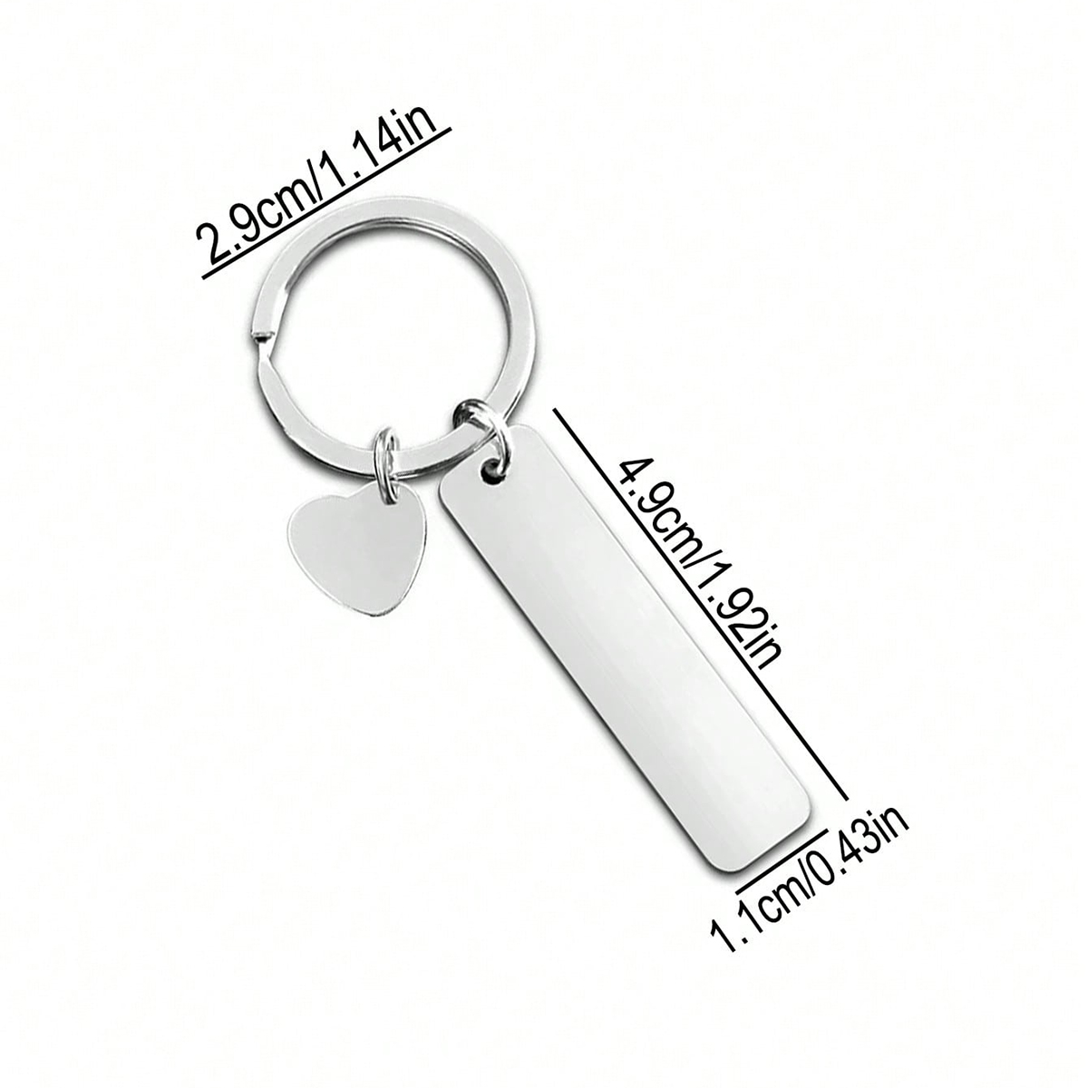 Custom Text Keychain Personali - Initial Ring Custom recensione e prezzo