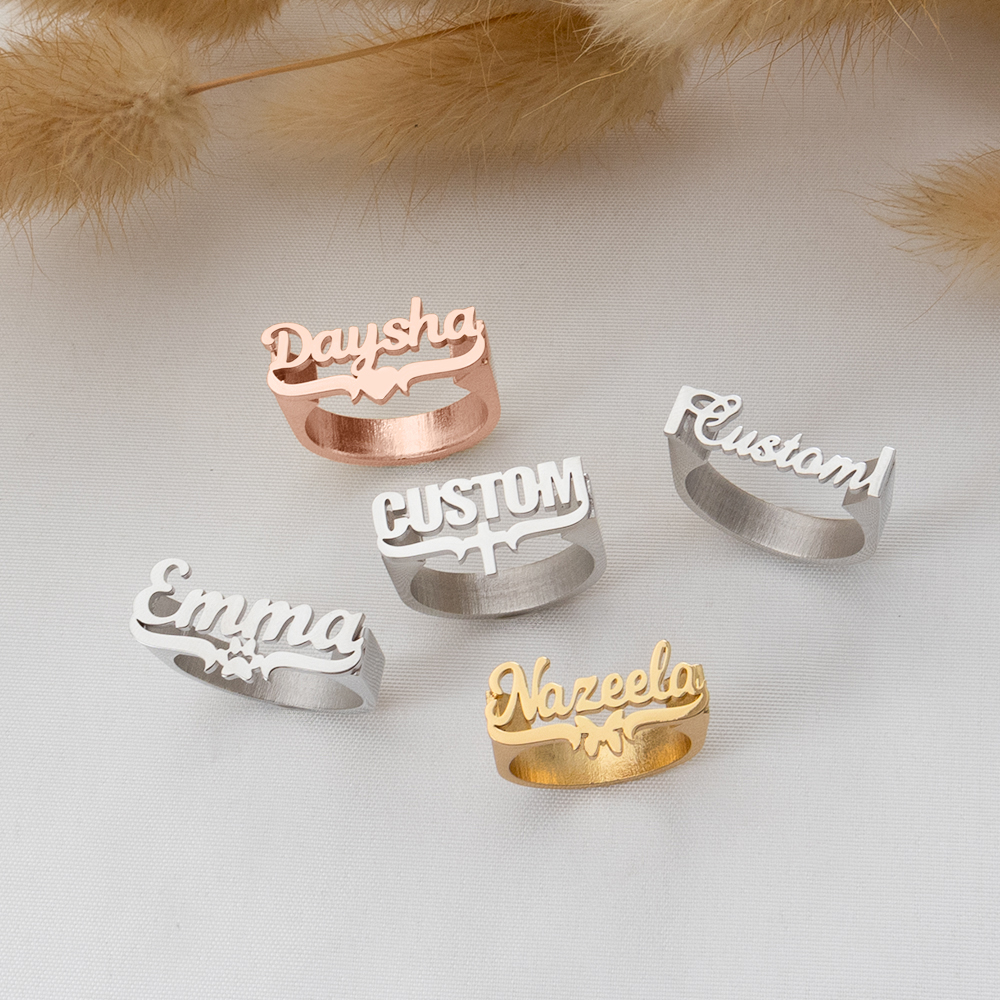 Customized Name Rings, Persona - Initial Ring Custom recensione e prezzo