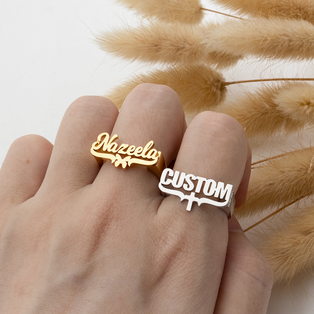 Customized Name Rings, Persona - Initial Ring Custom recensione e prezzo