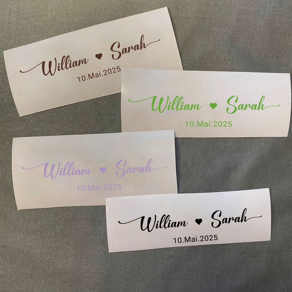 Custom Name Decals for Wedding - Personalized Name Box recensione e prezzo