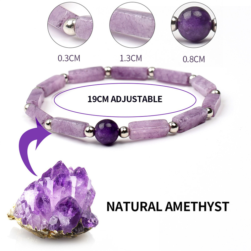 1Pcs Amethyst Body-purify Slim - Coordinates Bracelet recensione e prezzo