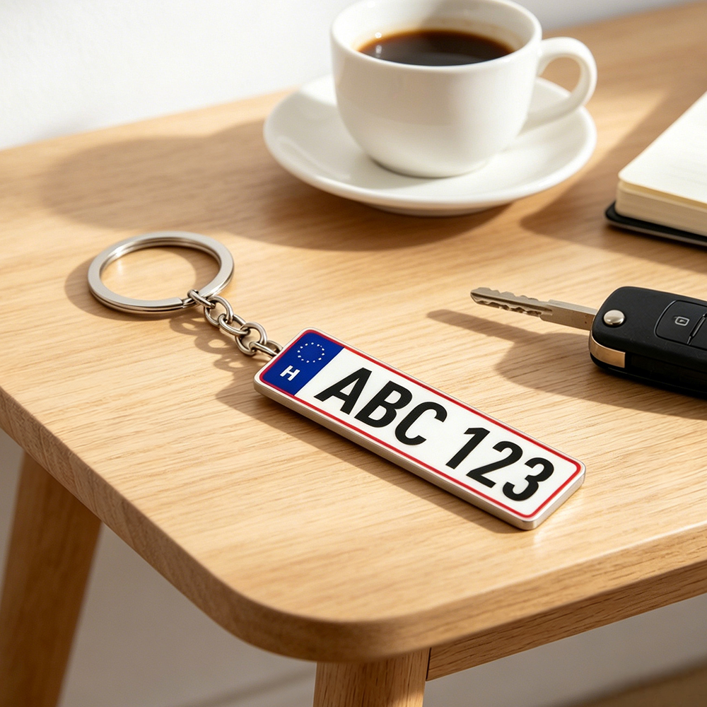 Personalized Acrylic License P - Initial Ring Custom recensione e prezzo