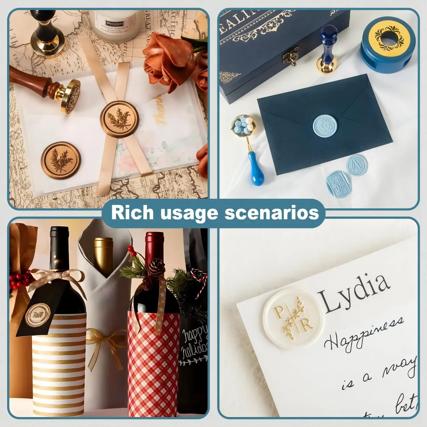Custom Wax Seal Stamp Kit Doub - Wax Seal Letter Kit recensione e prezzo