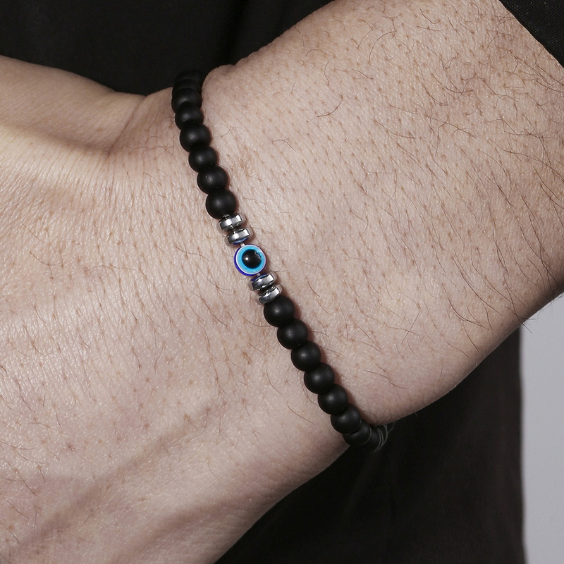 Trendy 4mm Obsidian Hematite N - Coordinates Bracelet recensione e prezzo