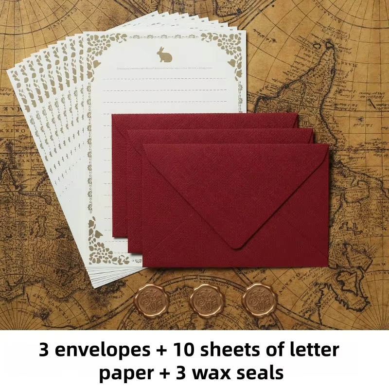 16Pcs Luxury Linen Texture Sta - Wax Seal Letter Kit recensione e prezzo