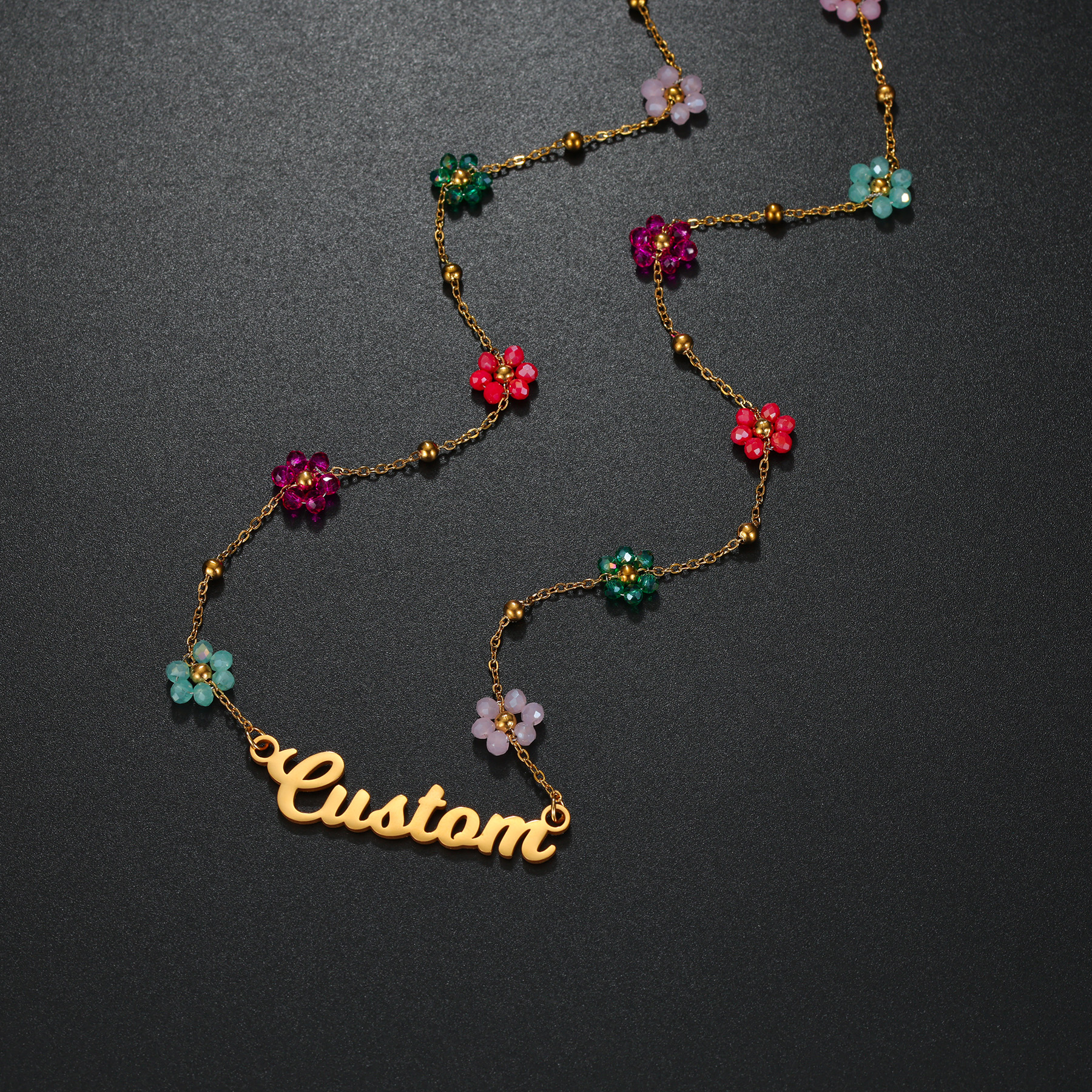 Atoztide Custom Name Jewelry S - Birth Flower Necklace recensione e prezzo