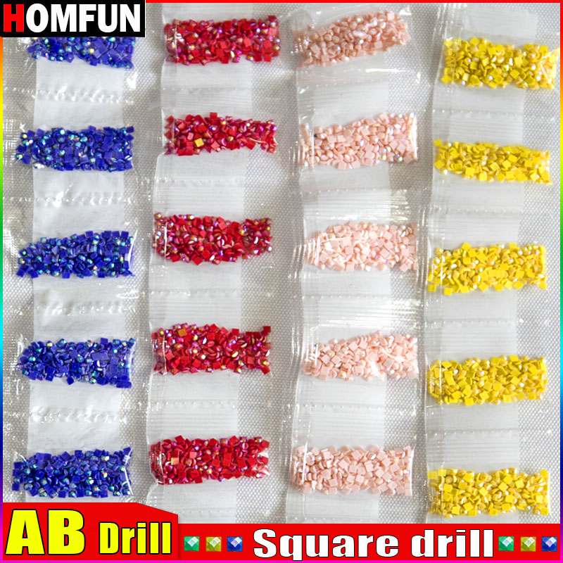 HOMFUN AB Square Drill DIY Dia - Photo Mosaic Print recensione e prezzo