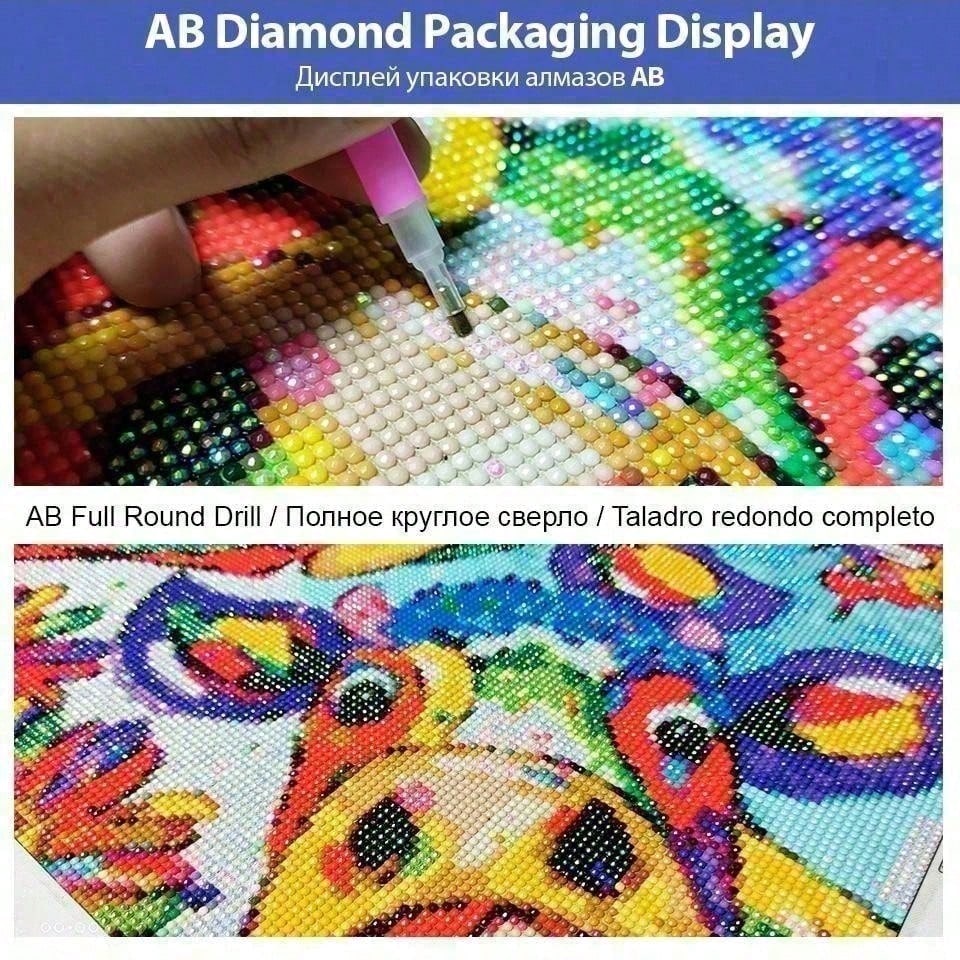 1 piece - 5D-DIY - Flocking cl - Photo Mosaic Print recensione e prezzo