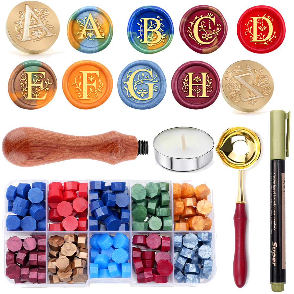 Alphabet Wax Seal Stamp Set -  - Wax Seal Letter Kit recensione e prezzo
