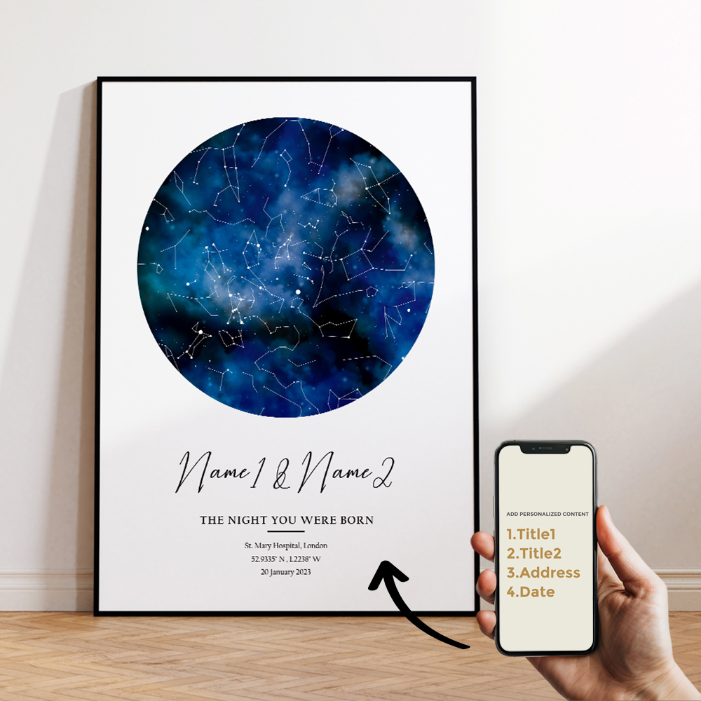 Modern Custom Personalized Nig - Custom Star Map recensione e prezzo