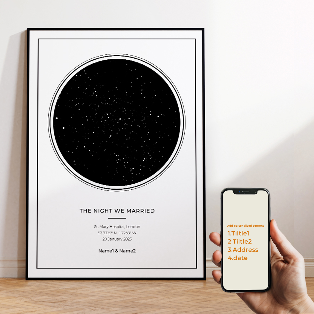 Modern Custom Personalized Nig - Custom Star Map recensione e prezzo