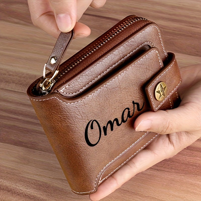 Custom Name Men's Wallet Gift  - Personalized Name Box recensione e prezzo