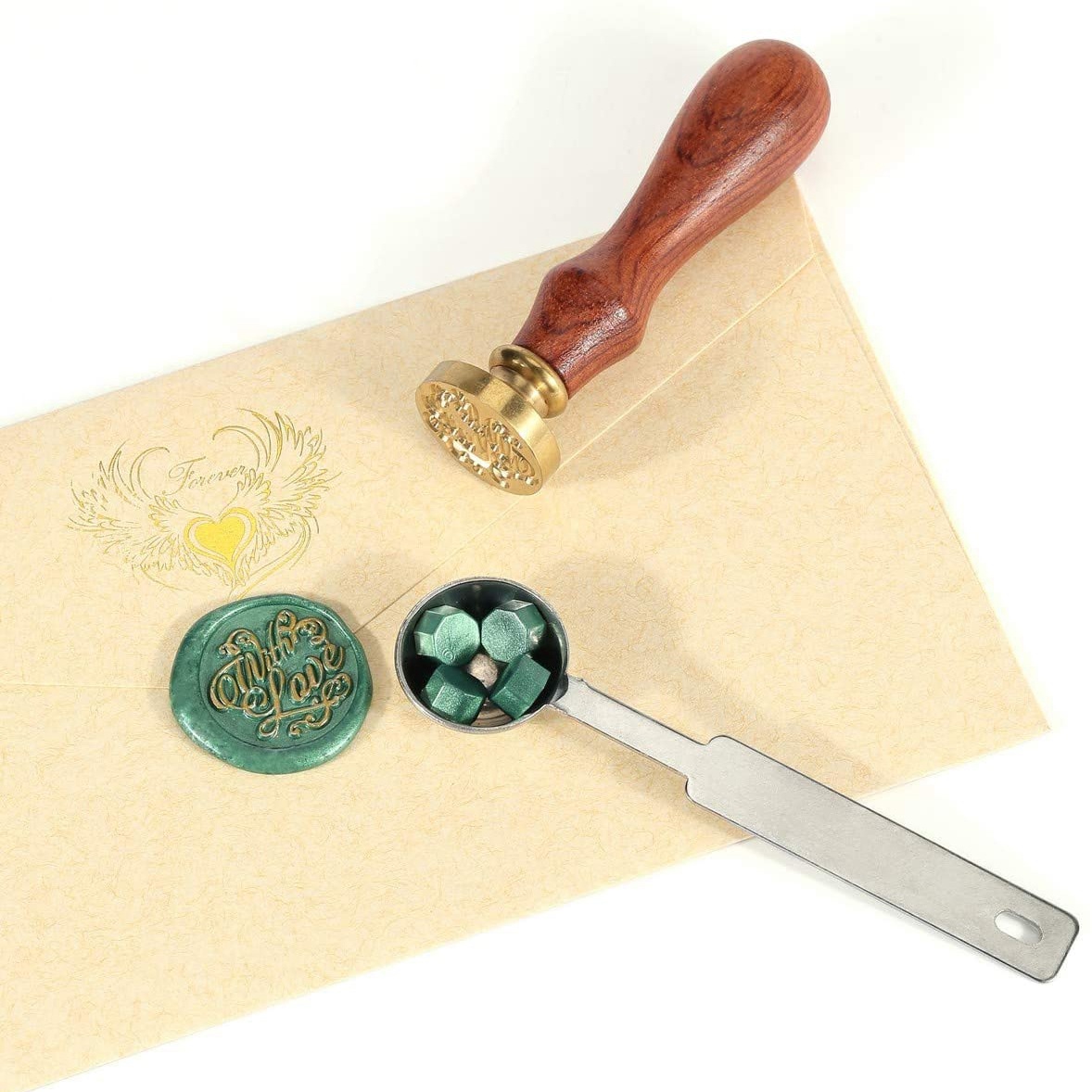 AT84-Sealing Wax Beads, 200 Pi - Wax Seal Letter Kit recensione e prezzo