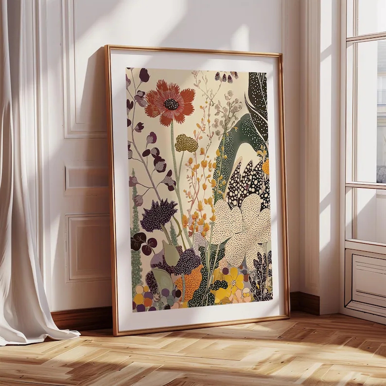 Modern Japanese Botanical  Wal - Custom Map Poster recensione e prezzo