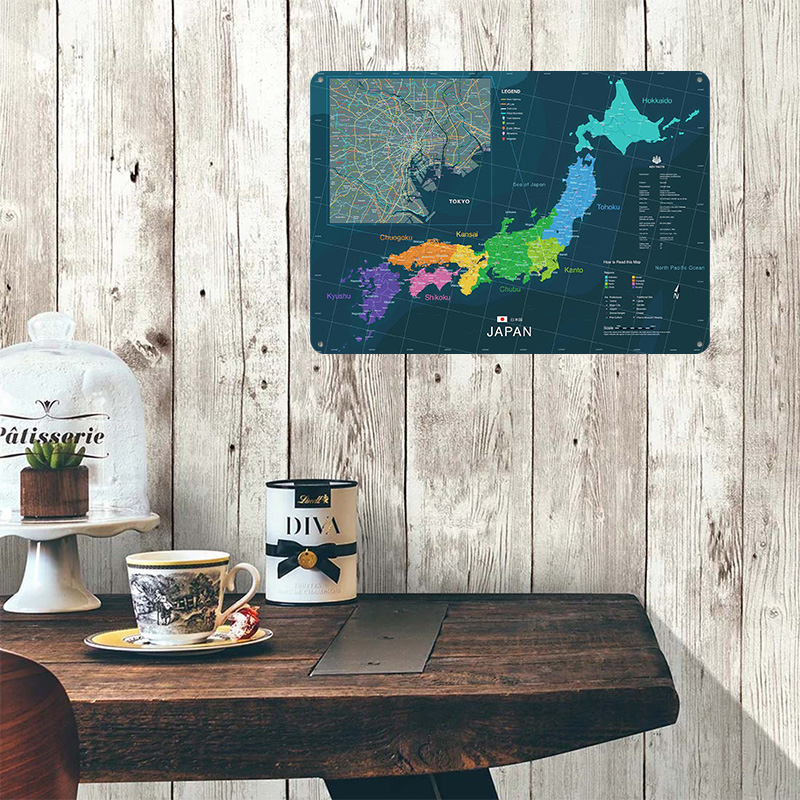 Map of Japan and Tokyo Poster  - Custom Map Poster recensione e prezzo