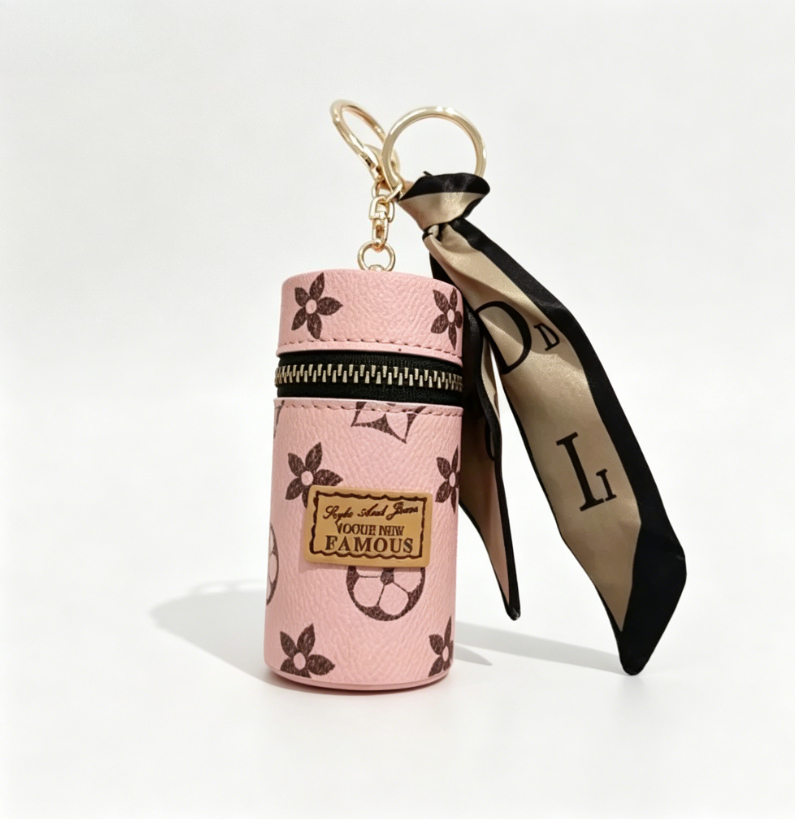 Pink Monogram Floral Print Cyl - Monogram Keychain Leather recensione e prezzo