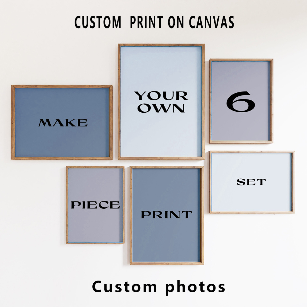 6pcs/set Custom Canvas Prints  - Pet Portrait Custom recensione e prezzo