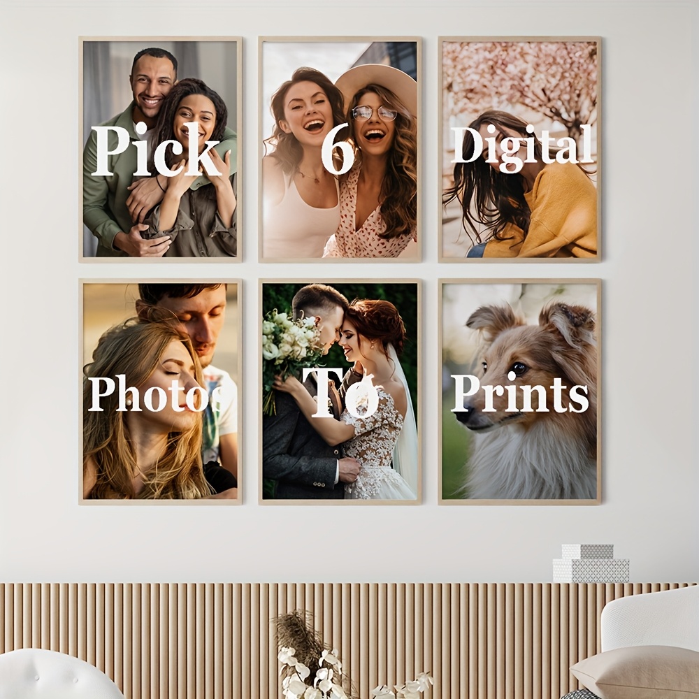 6pcs/set Custom Canvas Prints  - Pet Portrait Custom recensione e prezzo